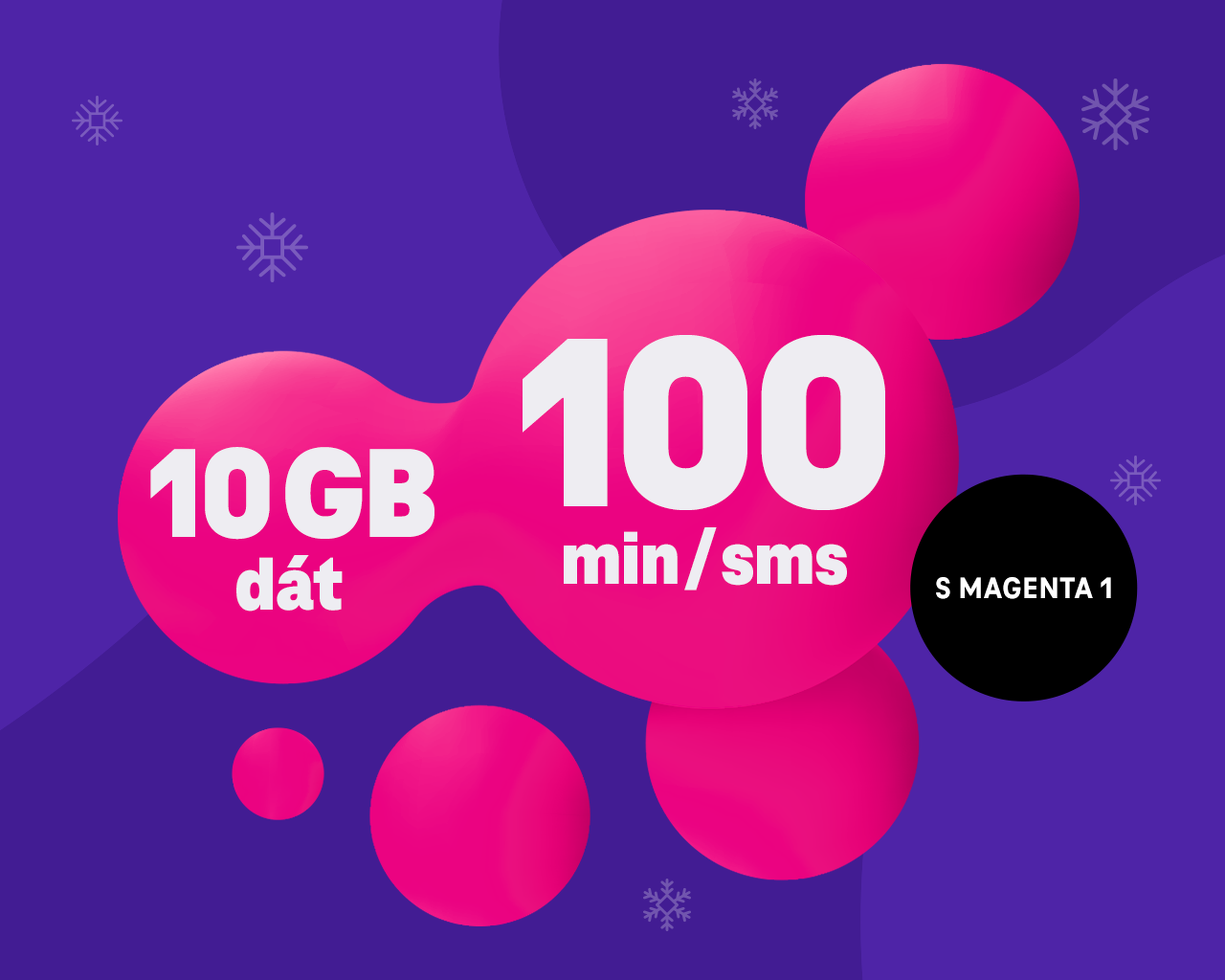 Balik Easy Kids obsahuje 10 GB dat a 100 minut a sms s Magenta 1