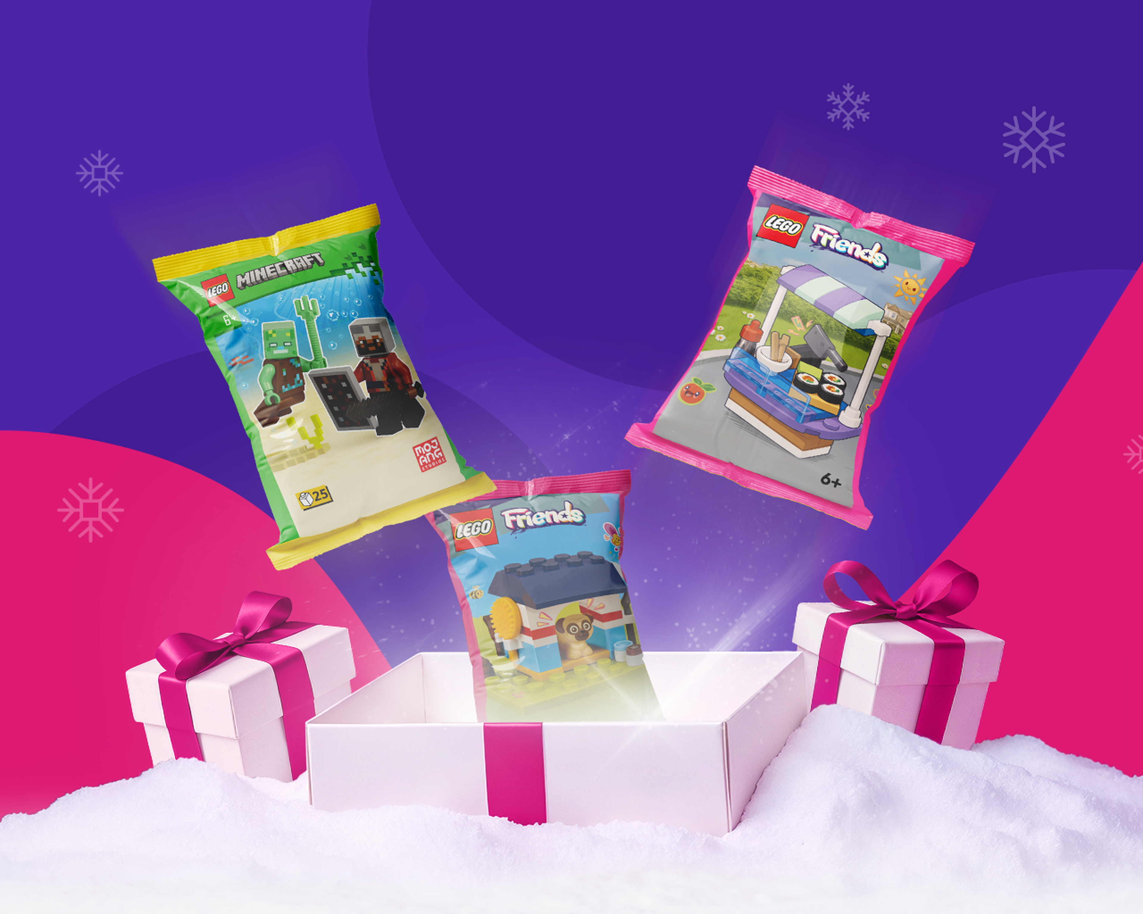 Mini darcek LEGO Friends alebo Minecraft  k Easy