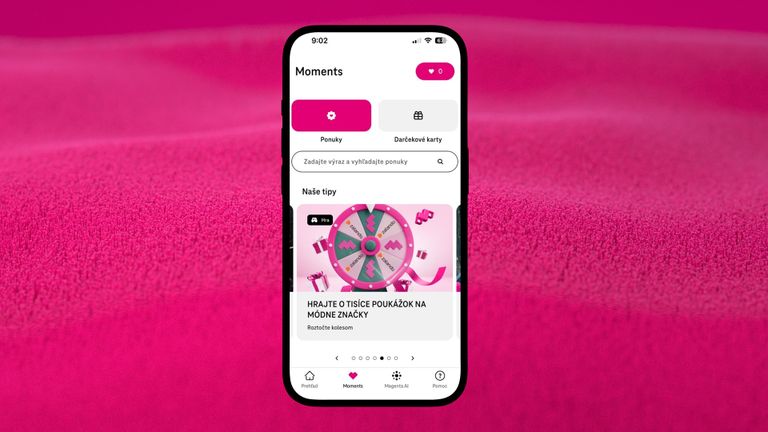 Magenta Moments v appke